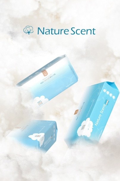 NatureScent洗臉巾60p*3包
