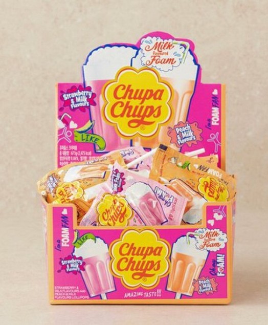 Chupa Chups 加倍佳棒棒糖 15g 草莓 水蜜桃 韓國限定款675G